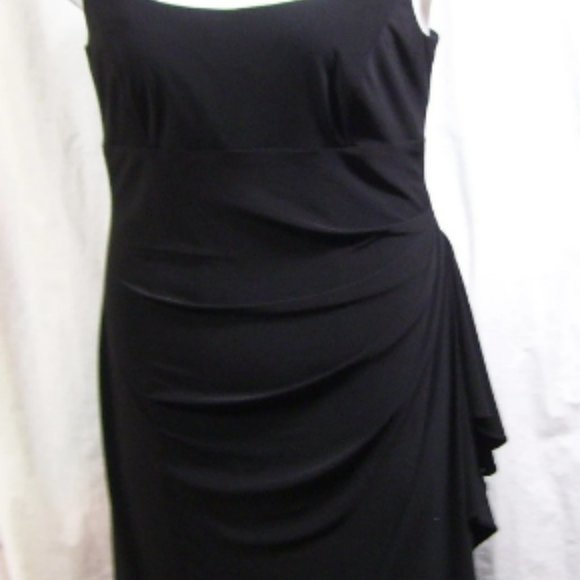 Alex Evening, Little Black Dress, Prom Short, Bling Beaded Sequins, Size 14, NWT - Picture 2 of 3